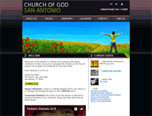 Tablet Screenshot of churchofgodsa.com
